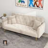 sofa giường nằm dài 2m màu kem