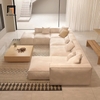 set ghế sofa u 3m25 vải nhung xám