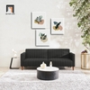 sofa giường dài 2m nệm chia múi