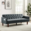 sofa giường dài 2m vải nỉ xám