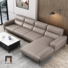 sofa góc da công nghiệp