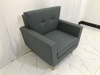 ghế sofa đơn màu xám đậm giá rẻ