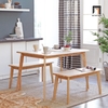 bộ bàn ăn 2 ghế bench