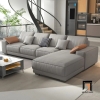 bộ ghế sofa góc 3m x 1m6 da giả Pu
