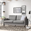 sofa vải nỉ xám ghi