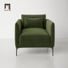 sofa đơn 1 chỗ ngồi vải nhung đẹp
