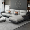 ghế sofa góc L da giả Pu