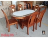 bộ bàn ăn dài 1m6