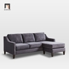 sofa góc xám đậm