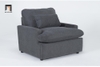 ghế sofa đơn màu xám đậm