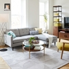 set ghế sofa góc 2m2 x 1m6 xám trắng