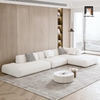 O1 Bộ ghế sofa chữ U xám trắng UT25 Dayton 3m2 chung cư