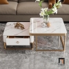 cặp bàn sofa vuông phòng khách