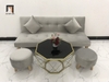 set ghế sofa nhỏ gọn 1m72 xám trắng