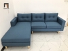 ghế sofa góc xanh dương 2m2 x 1m6 nhỏ