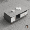 bàn sofa 1m mặt đá xám