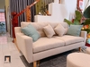 sofa băng gia đình trắng kem