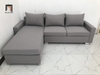 sofa góc màu xám ghi trắng