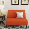 sofa băng màu cam vải nỉ