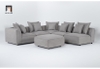 sofa góc giá rẻ 3m2 x 2m xám ghi