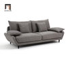 sofa băng vải bố màu xám lông chuột
