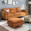 bộ ghế sofa màu cam