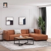 bộ ghế sofa góc da giả giá rẻ