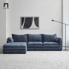 sofa góc xanh đậm
