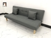 ghế sofa bed bật giường nằm xám lông chuột
