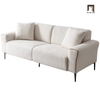 sofa băng vải lông cừu trắng kem
