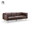 sofa băng 2m2 nâu đậm