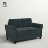 sofa băng dài 1m3 xám đen nhung