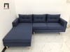 ghế sofa góc 2m2 x 1m6 xanh đậm vải nỉ