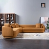 sofa góc 2m4 x 2m4 vải nhung xinh