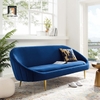 ghế sofa băng xanh đậm 2m2 trang trí