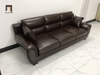 C3 Ghế sofa băng cao cấp BT99 Pali 2m2 da Pu màu nâu đậm