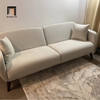 Q1 Ghế sofa giường nằm xinh xắn GB56 Sofox 1m9 xám trắng nỉ
