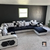 H3 Ghế sofa chữ U cao cấp UT1 Arvella 3m9 phòng khách đẹp