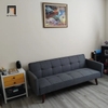 W1 Ghế sofa giường giá rẻ GB58 Hardin dài 2m vải bố cho văn phòng