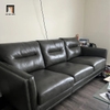V2 Ghế sofa băng 3 nệm ngồi da Pu BHQ15 Amina dài 2m2 cao cấp