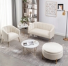 O2 Bộ ghế sofa cong xinh  KT161 Marilana bọc vải nhung xanh mint