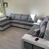 J2 Bộ ghế sofa chữ U gia đình UT26 Ashlei 3m7 sang trọng