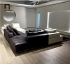K2 Bộ ghế sofa nệm chia ô UT24 Seneca 3m5 da công nghiệp