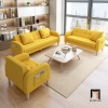 bộ ghế sofa màu vàng chanh xinh xắn