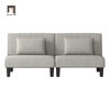 sofa giường màu xám trắng nỉ