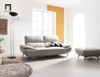 sofa băng da giả xám ghi
