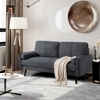 sofa băng dài 1m4 xám đen