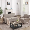 bộ ghế sofa nâu nhạt