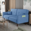 sofa giường xanh dương