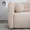 sofa nỉ trắng kem